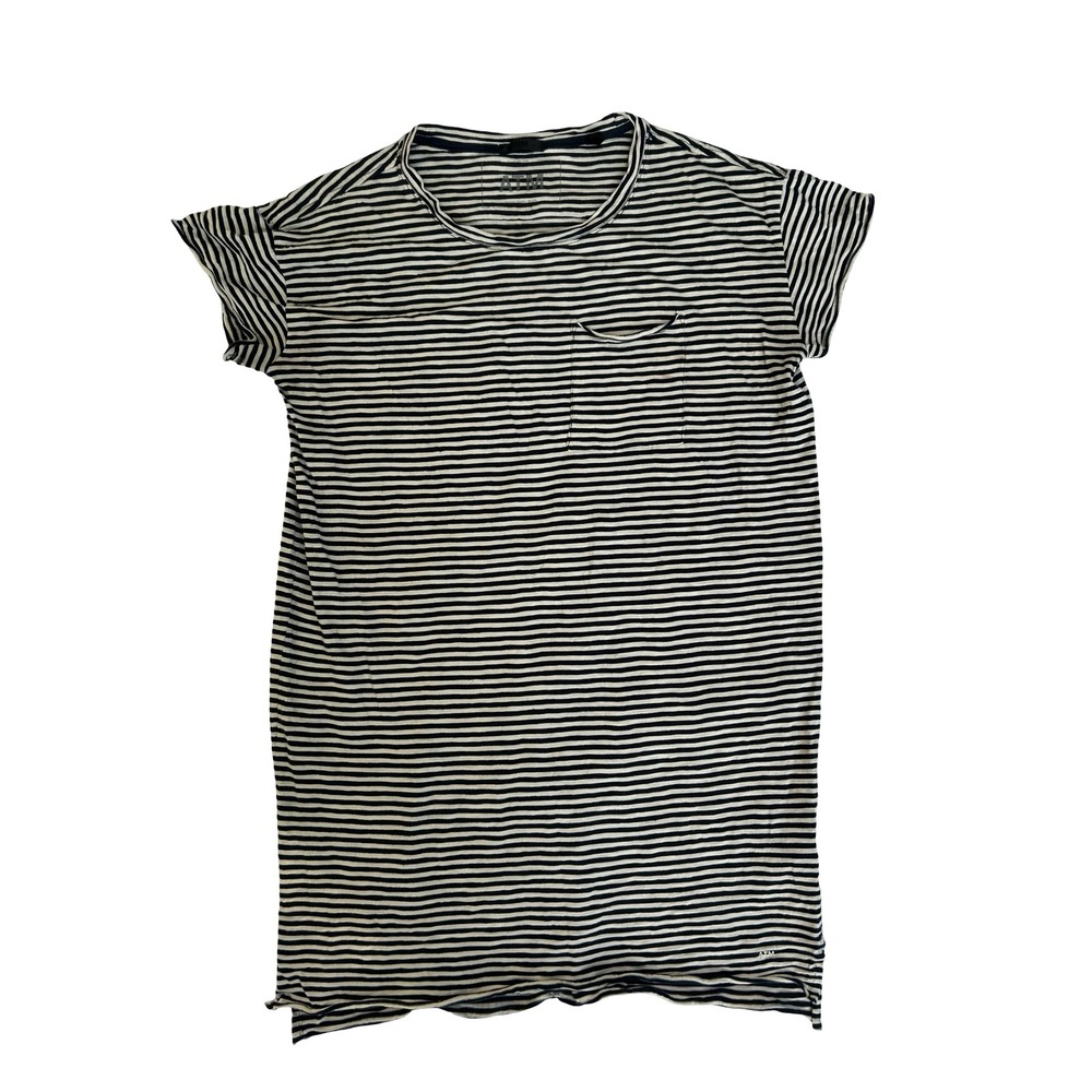 ATM Anthony Thomas Melillo Striped T-Shirt Dress‎ Black White Small